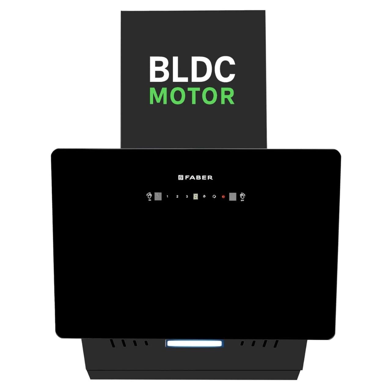 Faber Hood Trendy 60cm 1500 m³/hr BLDC Autoclean Slant Shape Chimney | Built In Oil Collector | Touch & Gesture Control | 12Yr Motor,2Yr Comprehensive Warranty by Faber | TRENDY IN BLDC HCSCFL BK 60