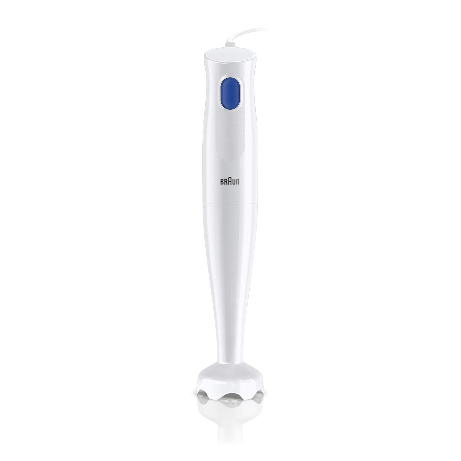 Braun MultiQuick 1, Powerful 450W Hand Blender, Made in Europe, EasyTwist Technology, Lightweight, Stainless Steel German Design, Dishwasher Safe, Make Baby Food, Chutney, Smoothie, Soup, MQ10.000P