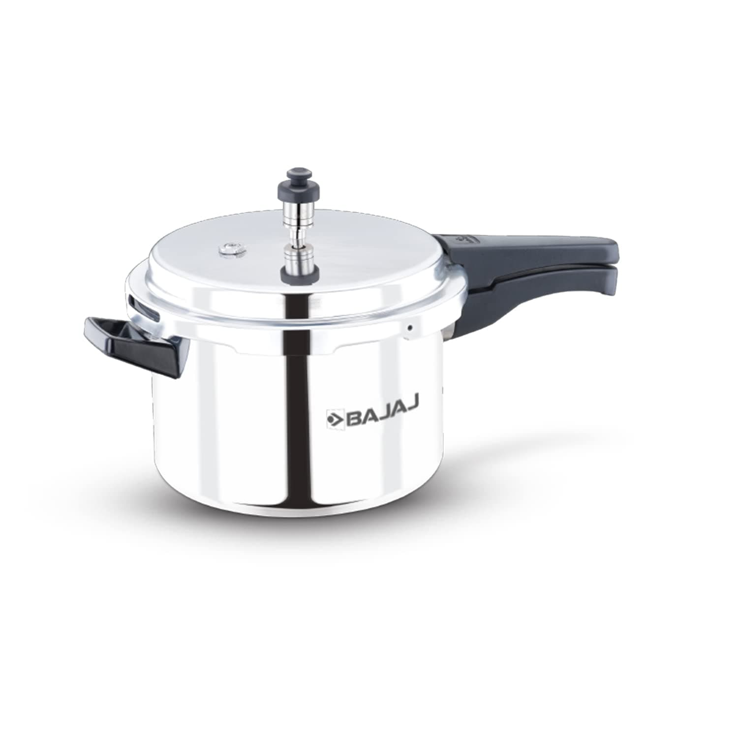 Bajaj PCX OLPC 5 liter Induction Bottom Stainless Steel Pressure Cooker | Induction Compatible | ISI Certified | Bakelite Handles | 1 Yr Warranty【Silver】