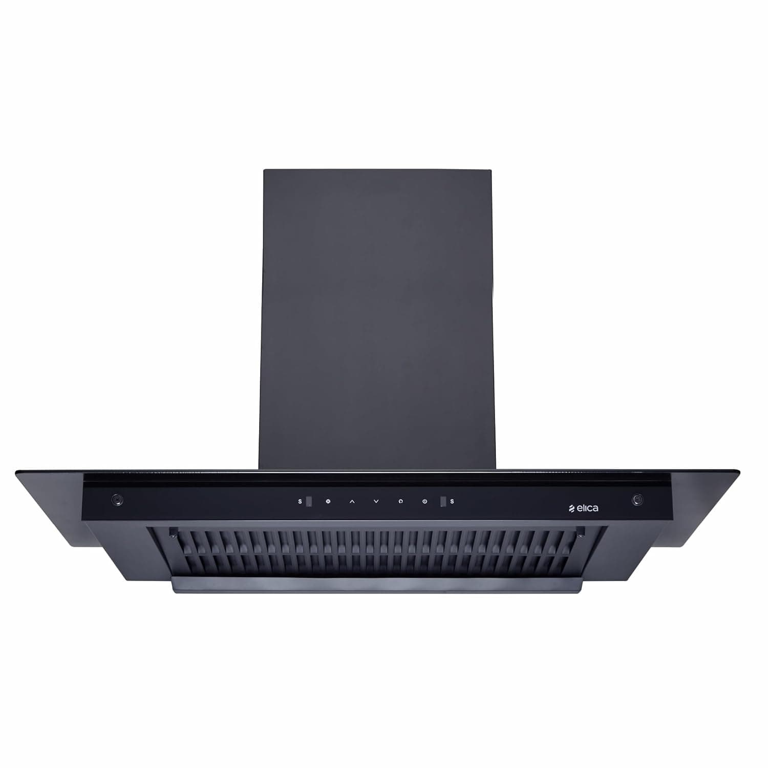 Elica 90cm 1600 m3/hr Filterless Autoclean Kitchen Chimney with FULL GRILL | 15 Years Motor WARR and 5 Years Comprehensive | FLAT FL 900 MAX HAC LTW MS NERO | Black | Touch + Motion Sensor Control
