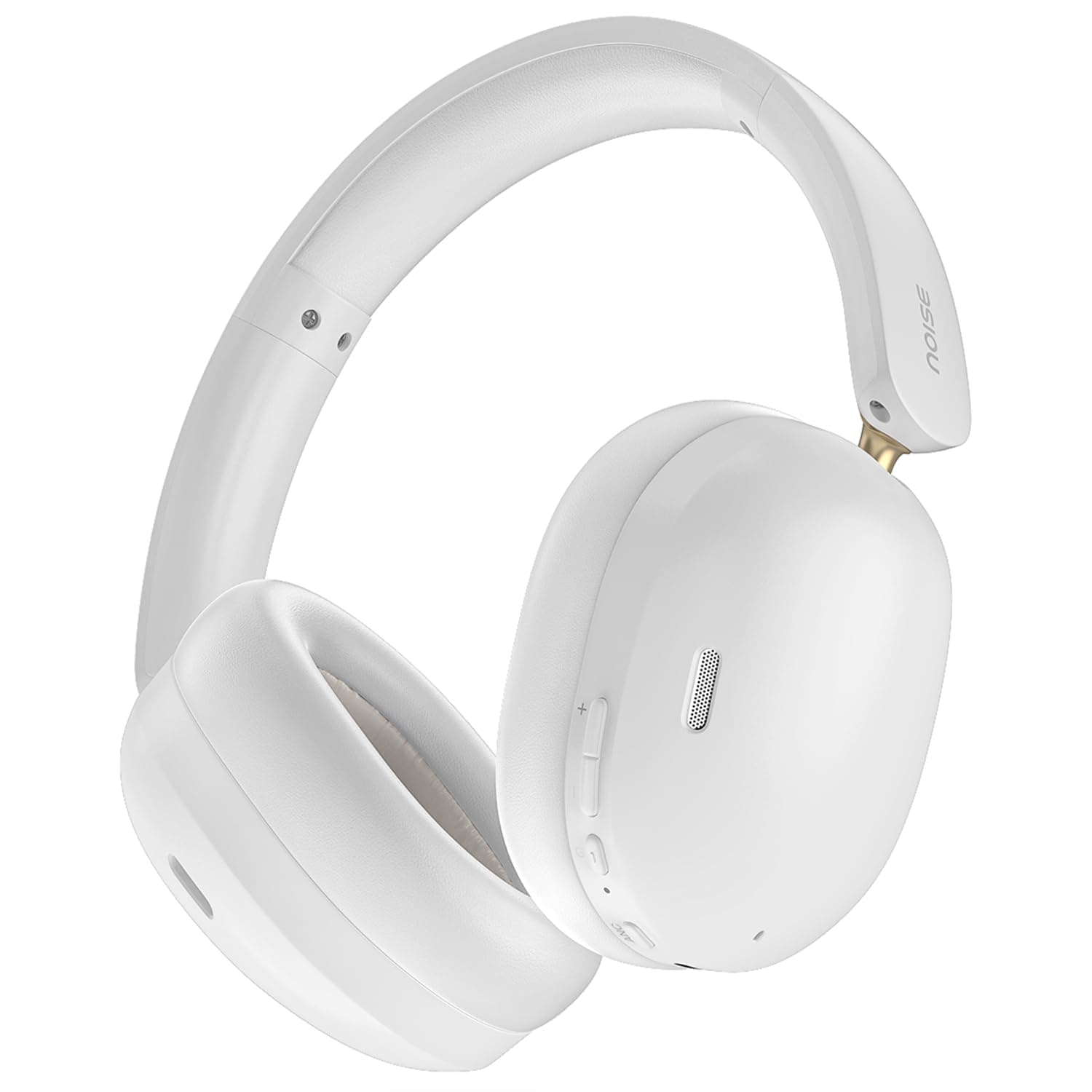 Noise Newly Launched Airwave Max XR Wireless Over-Ear Headphones with 120H Playtime, ANC, HFA Tech, Spatial Audio, Dual Pairing,BT V6.0(Pearl Beige)