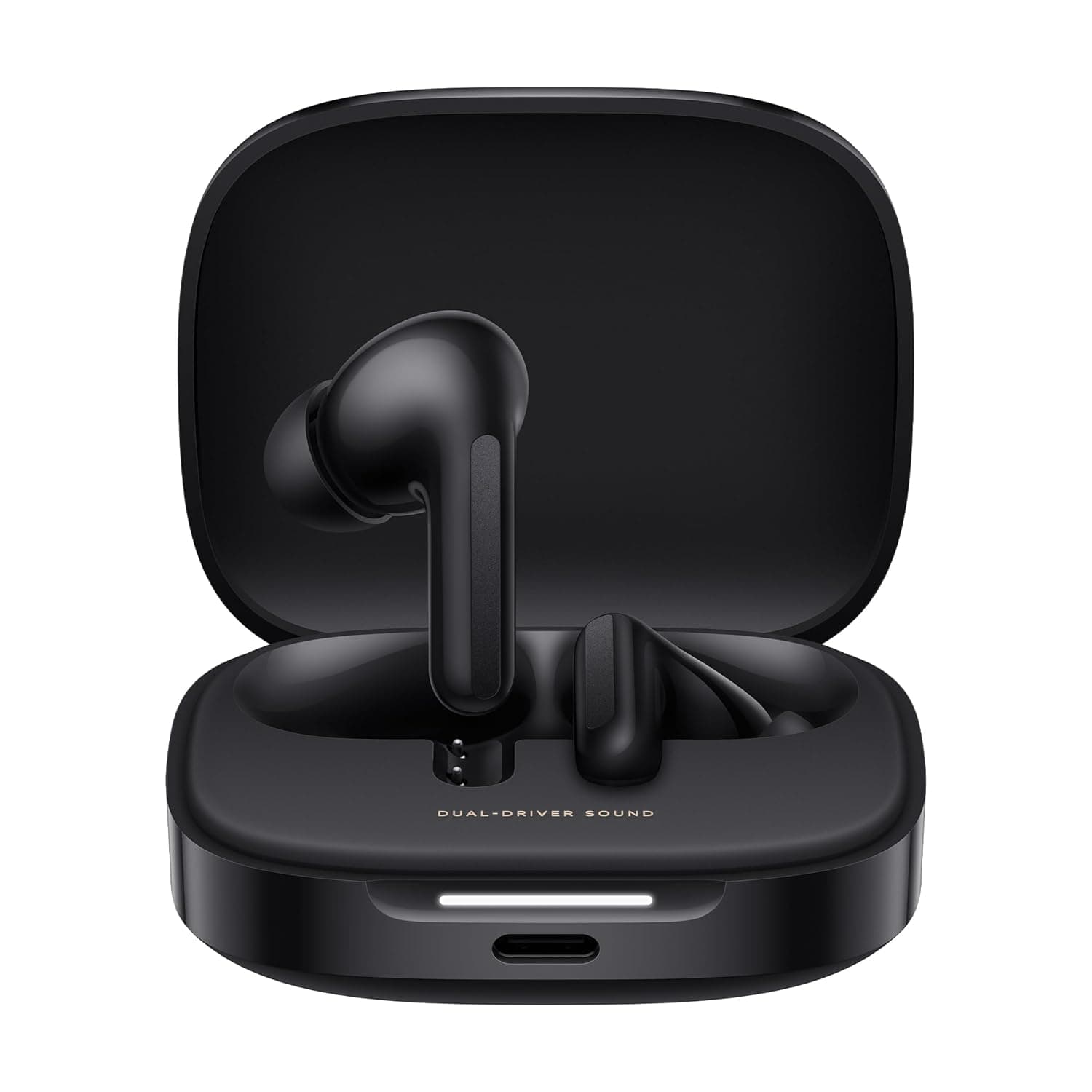 Redmi Buds 6, Dual Driver TWS in Ear Earbuds, 49dB Hybrid Active Noise Cancellation, Spatial Audio, Dual Device Connection, Quad Mic AI ENC, 42 Hrs Playtime, Custom EQ, Wireless Earbuds (Black)
