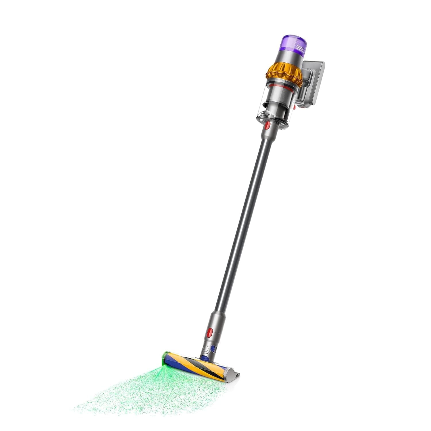 Dyson V15 Detect Cordless Vacuum Cleaner|2 Yr Warranty incl Accidental Damage Protection| Illumination for Hidden dust|Senses dust Levels & Auto adjusts Suction|240 Airwatts,0.77L bin,60 mins runtime