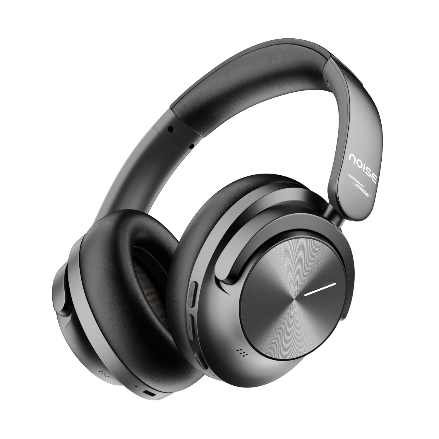 Noise Master Buds Max, Sound by Bose Wireless Over-Ear Headphones, Adaptive ANC, LHDC 5.0, Immersive Spatial Audio,Upto 60H Playtime, Fast Pairing, Wear Detection(Onyx)