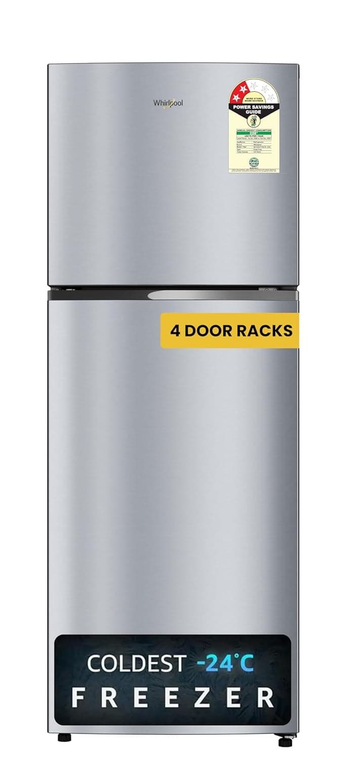 Whirlpool 235 L 2 Star Frost-free inverter Double Door Refrigerator (NEO SP278 PRM LUNAR STEEL(2S, 2026 Model)-Y, 2026 Model)