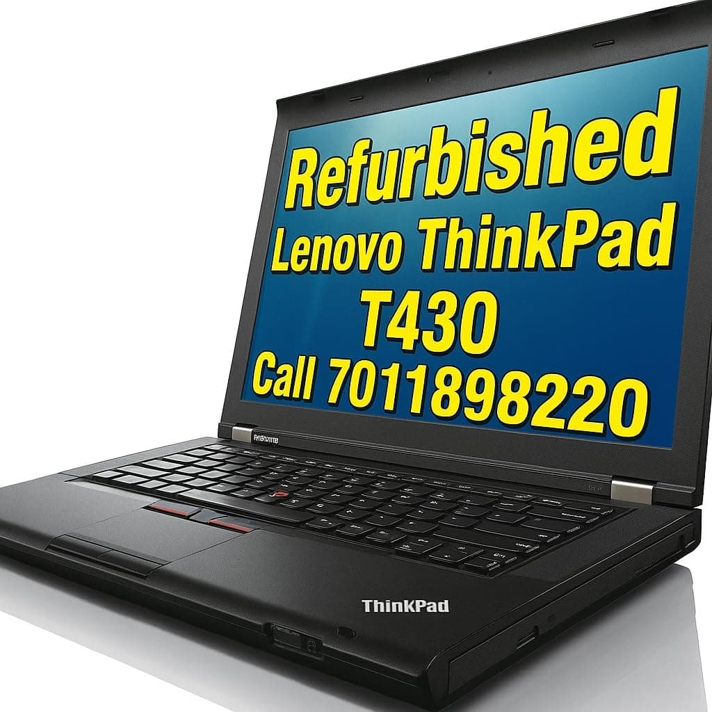 Certified | T430 Business Laptop | Core i5-3320m | 8GB RAM | 128GB SSD | 14” HD Display | WiFi | Webcam | Win 10 Pro