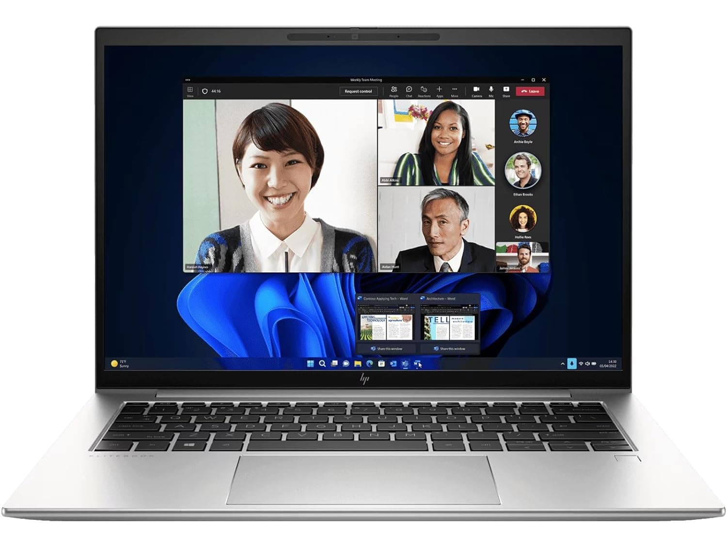 HP EliteBook 845 AMD Ryzen 5 Pro 6650U Hexa Core, (16GB DDR5/512GB SSD/AMD 660M Graphics/Windows 11) Business Laptop/Backlit+FingerPrint/14.0" WUXGA Display/Silver/1.4 Kg