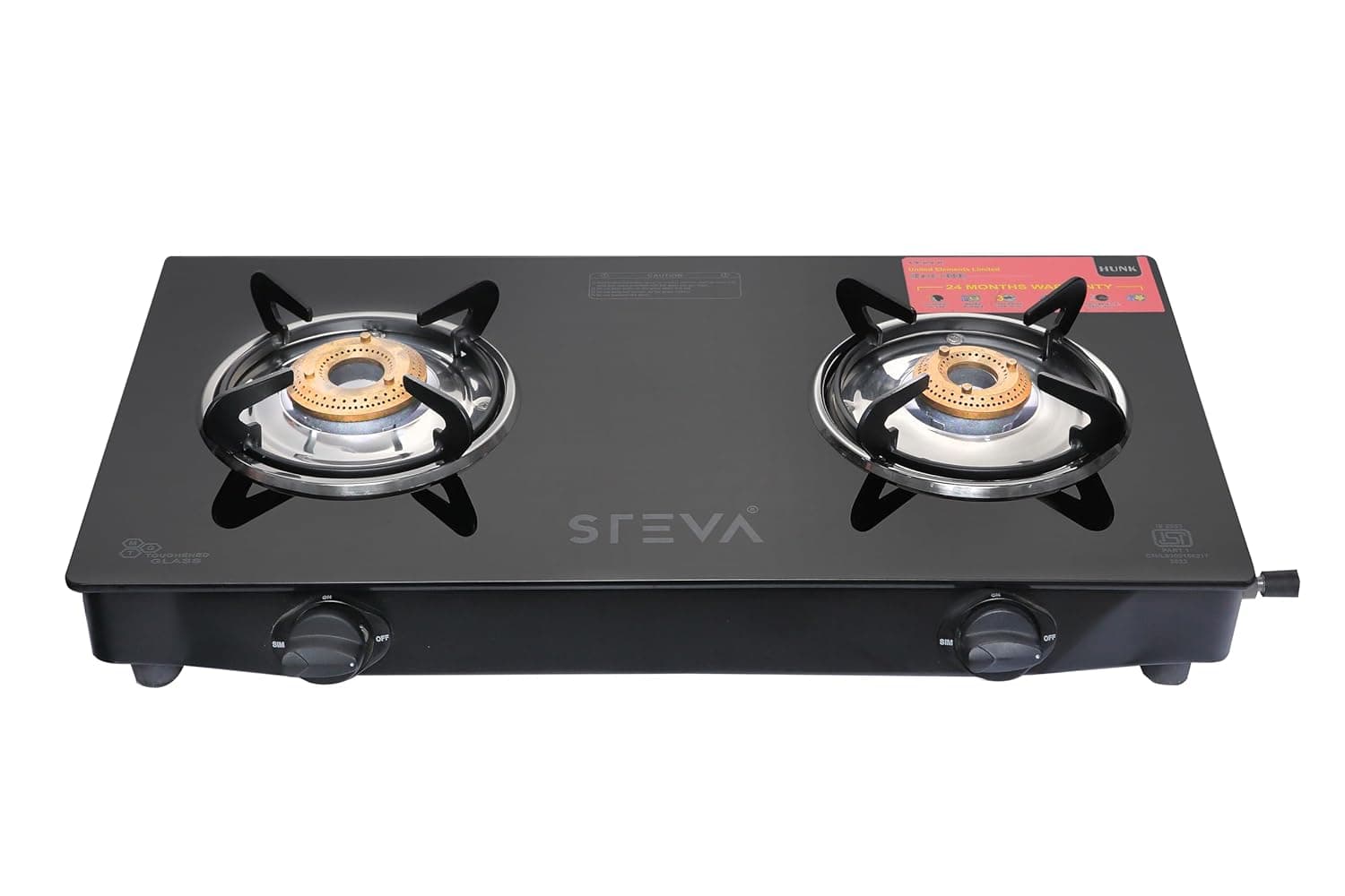 STEVA HUNK JUMBO Burner Gas Stove | Durable Build | Efficient Flame Control | Easy Clean Design | Ideal for Modern Kitchen Cooking 4