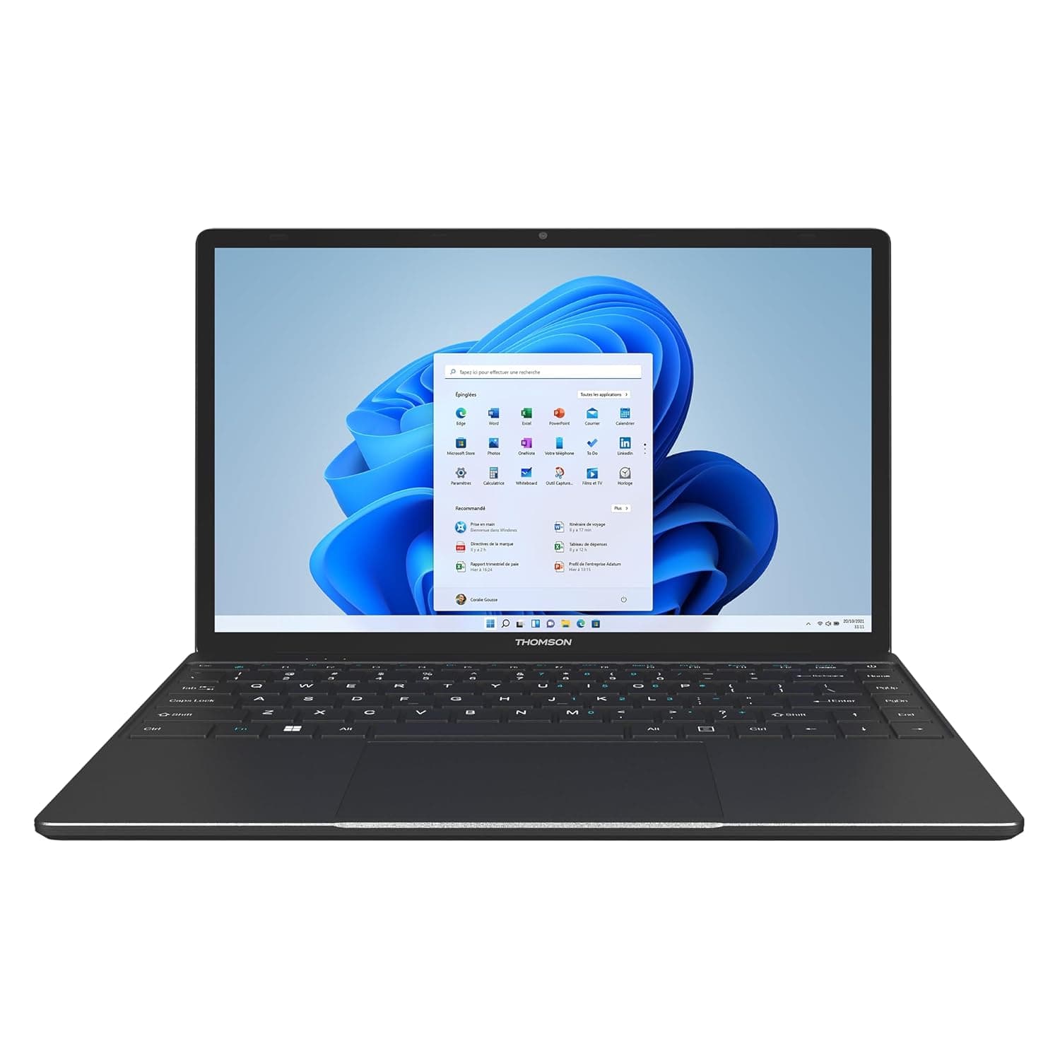 Thomson 14.1 inch 3k High Resolution Display IN-K14C Intel celeron N5100 Processor (Window 11/8 GB RAM LPDDR4 / 256 GB SSD/ 6000mAH Battery/Numeric Touchpad) Slim and Lightweight Notebook