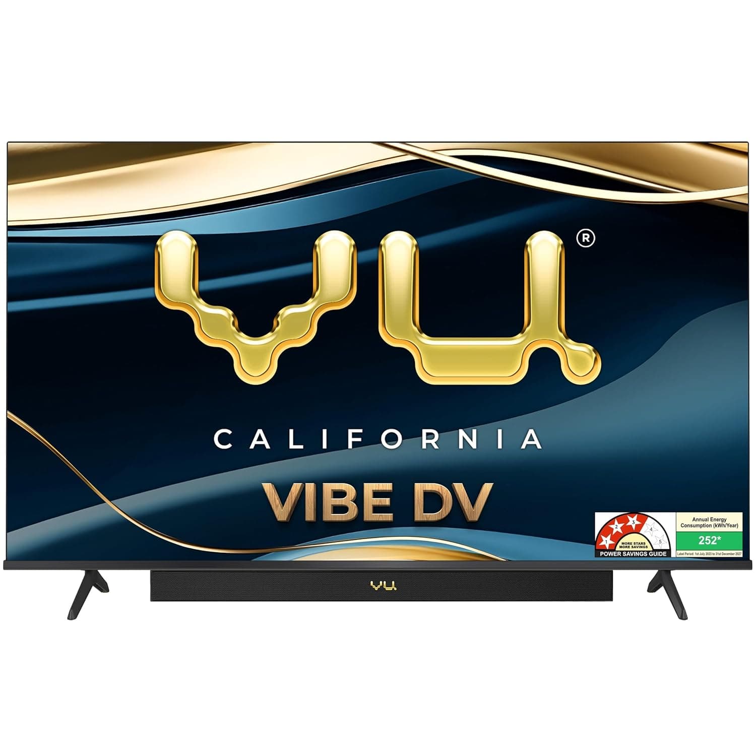 Vu 164cm (65 inches) Vibe Series 4K QLED Smart Google TV 65VIBE-DV