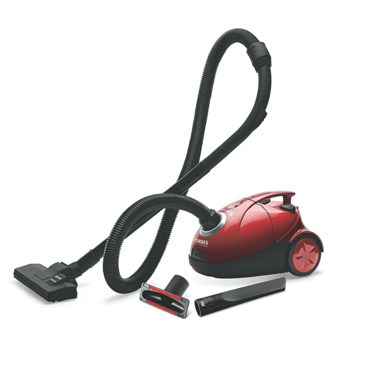 Eureka Forbes Quick Clean DX Vacuum Cleaner with 1200 Watts Powerful Suction Control, 3 Free Reusable dust Bag Worth Rs 500, Comes with Multiple Accessories, Dust Bag Full Indicator (Red), Standard